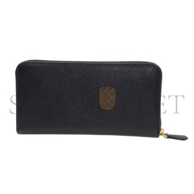PRADA LEATHER ZIP WALLET 1M0506 (19*11*2cm) PRADA LEATHER ZIP WALLET 1M0506 (19*11*2cm)